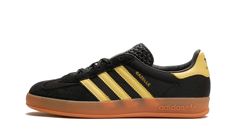 Adidas gazelle yellow black hotsell