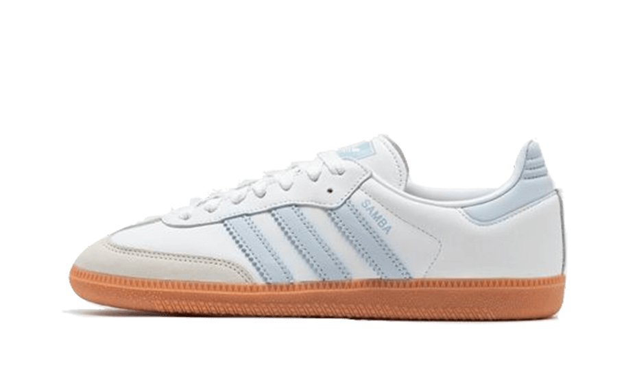 Adidas Samba OG WeiB Halo Blau Gummi