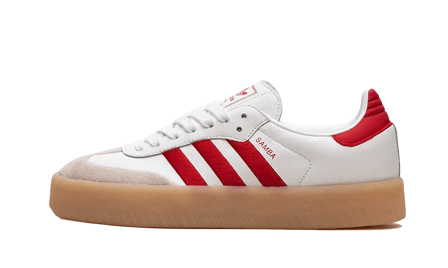 Adidas samba super white best sale