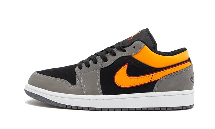 Air Jordan 1 Low Black Vivid Orange FN7308 008