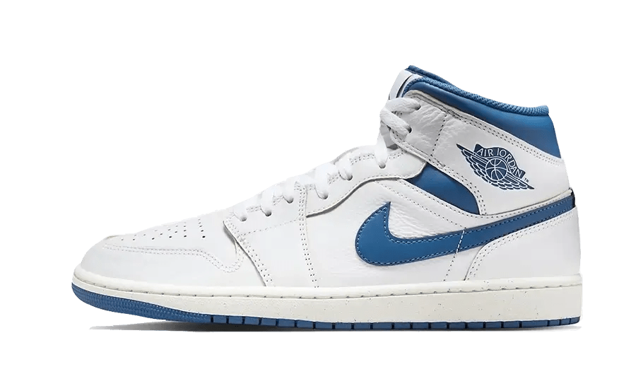 Air Jordan 1 Mid Industrie Blau