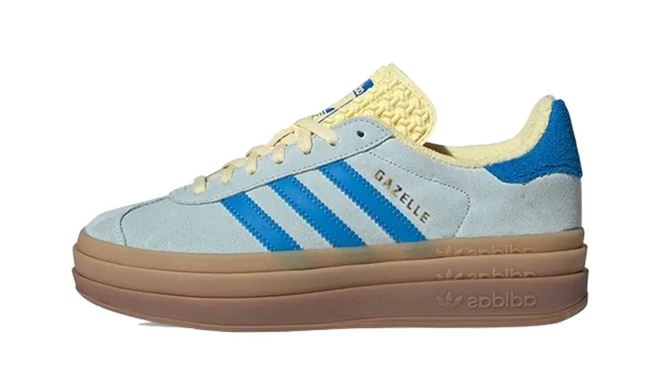 Adidas Gazelle Bold Almost Blue Yellow - IE0430 - sneakers