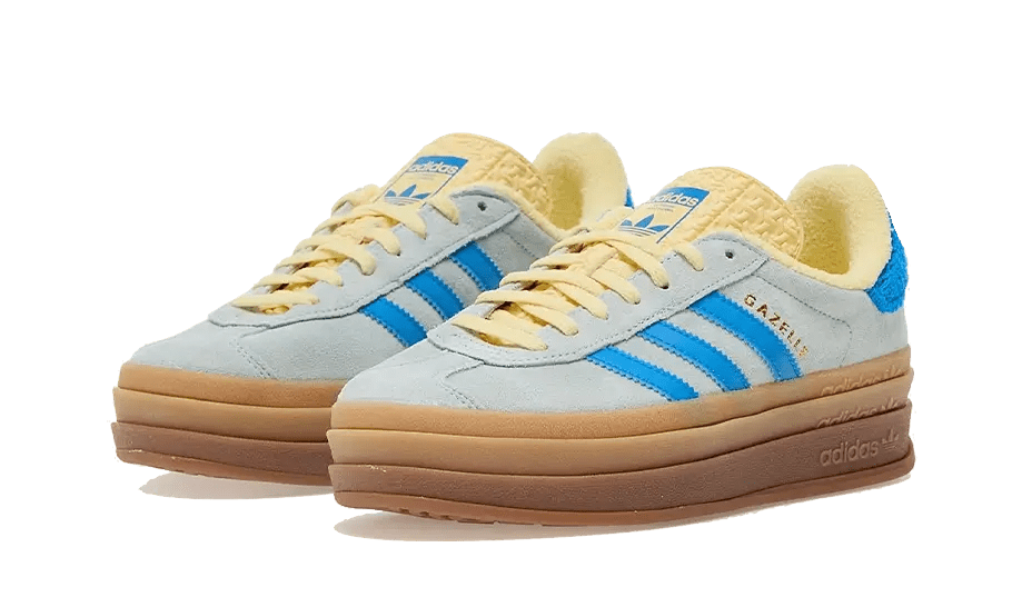 Adidas Gazelle Bold Almost Blue Yellow - IE0430 - sneakers