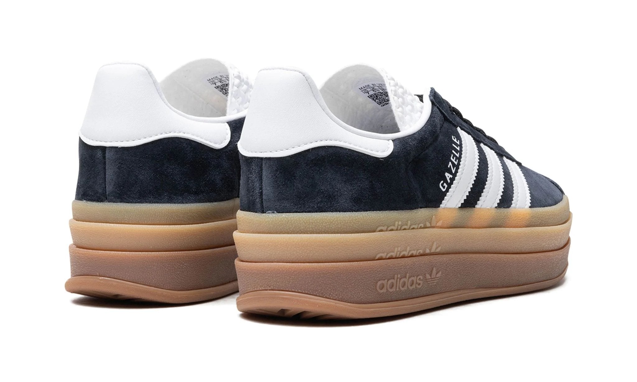 adidas Gazelle Bold Black White Gum (W) - IE0876 - Sneakers