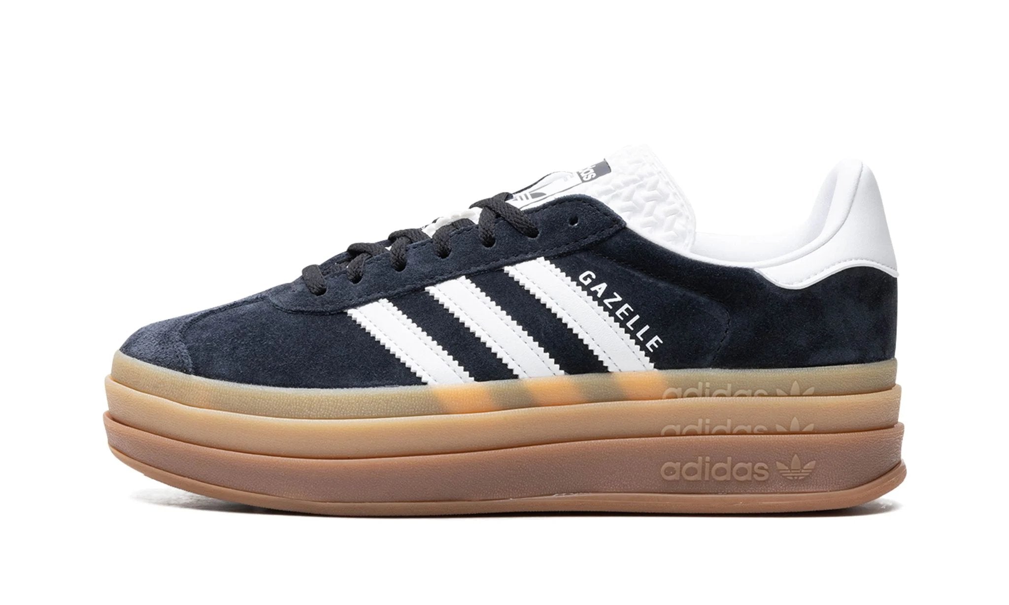 adidas Gazelle Bold Black White Gum (W) - IE0876 - Sneakers