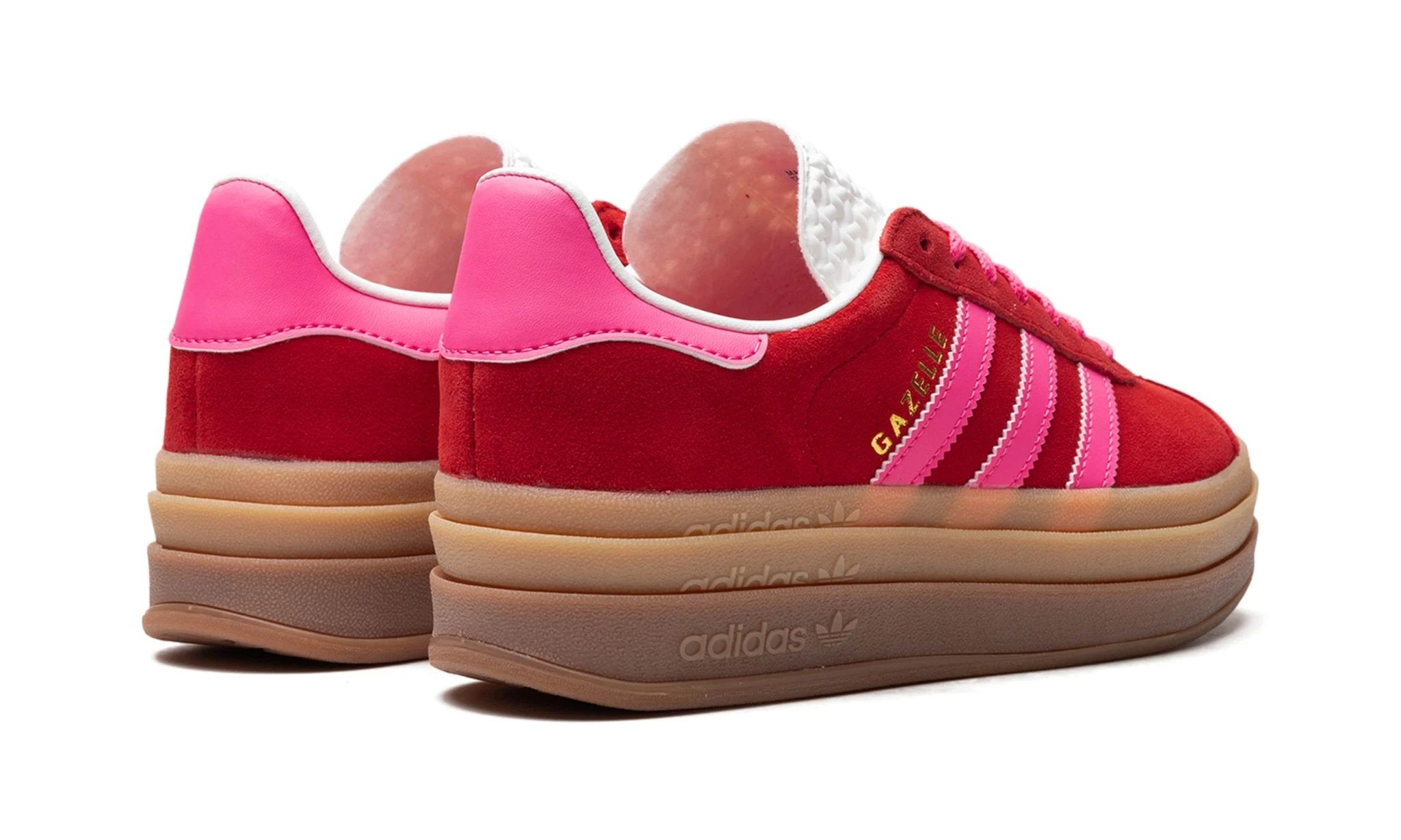 Adidas Gazelle Bold Collegiate Red / Lucid Pink - IH7496 - Sneakers