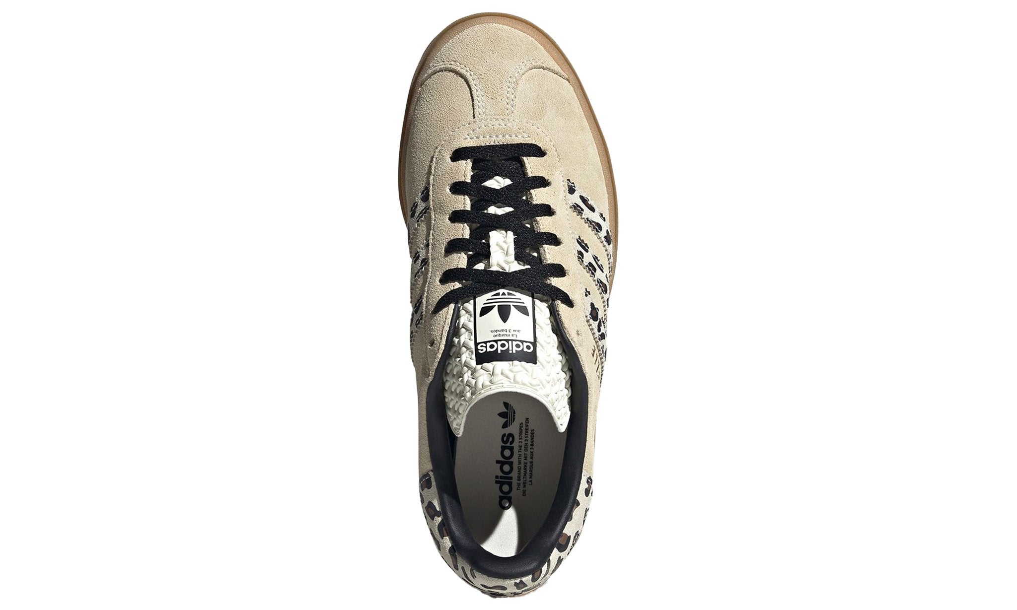 adidas Gazelle Bold Cream Black Leopard (W) - JI1370 - Sneakers