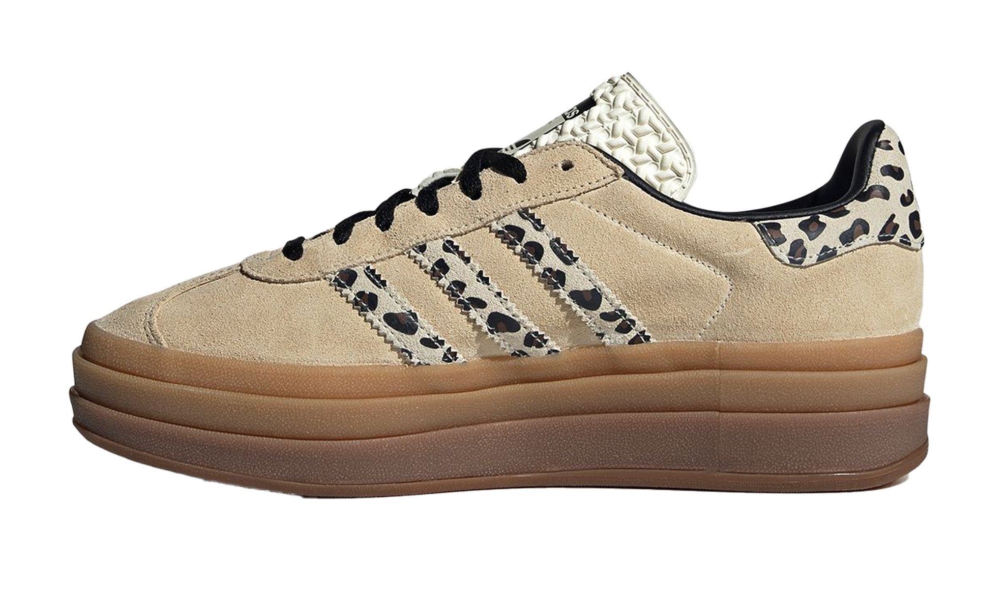 adidas Gazelle Bold Cream Black Leopard (W) - JI1370 - Sneakers