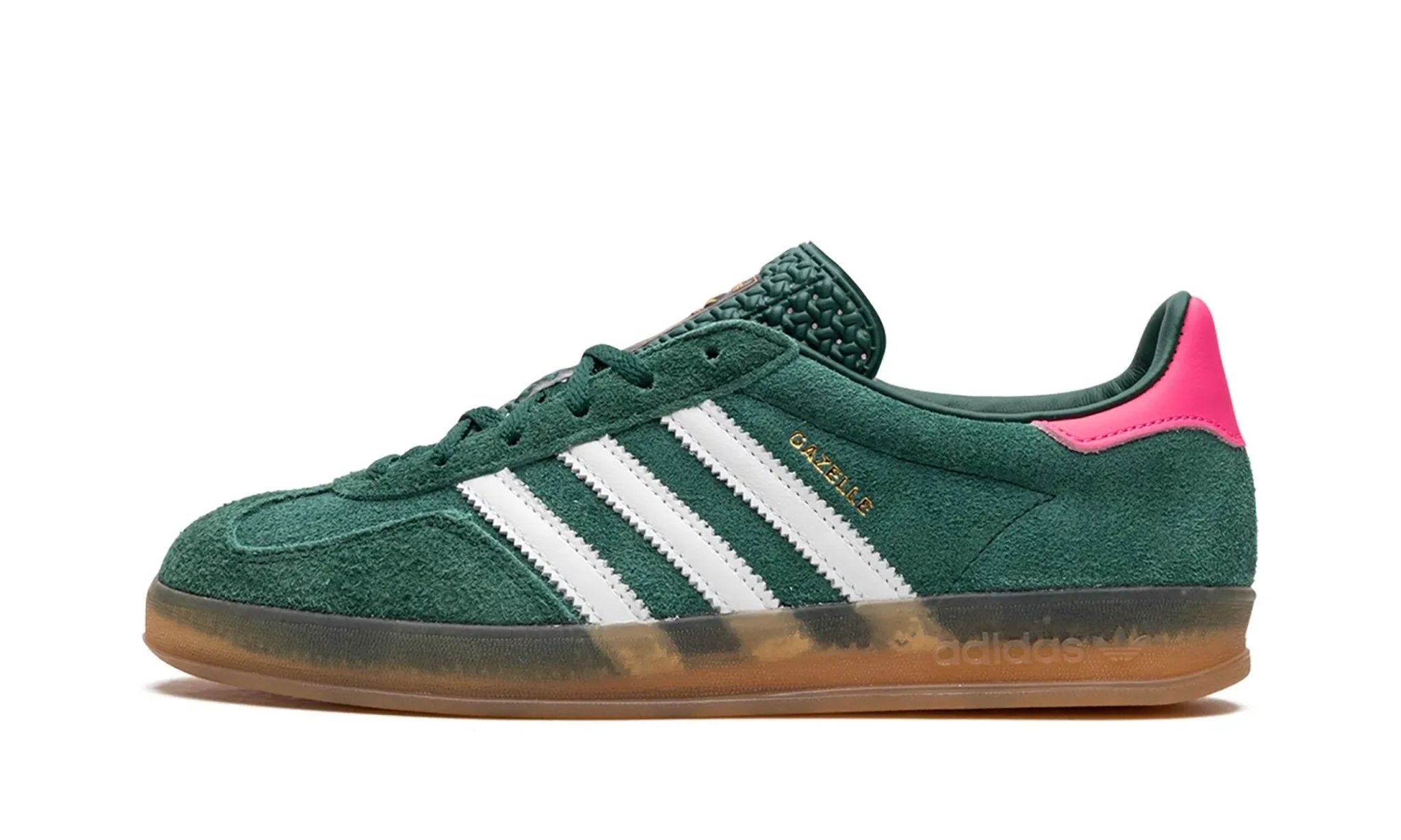 Adidas Gazelle Indoor Collegiate Green Lucid Pink W