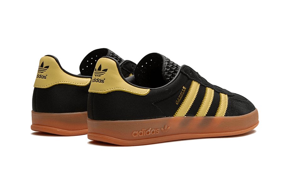 Adidas Gazelle Indoor Core Black Almost Yellow - IG4999 - sneakers