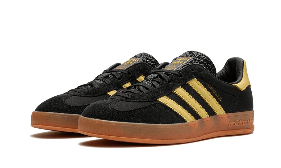 Adidas Gazelle Indoor Core Black Almost Yellow - IG4999 - sneakers