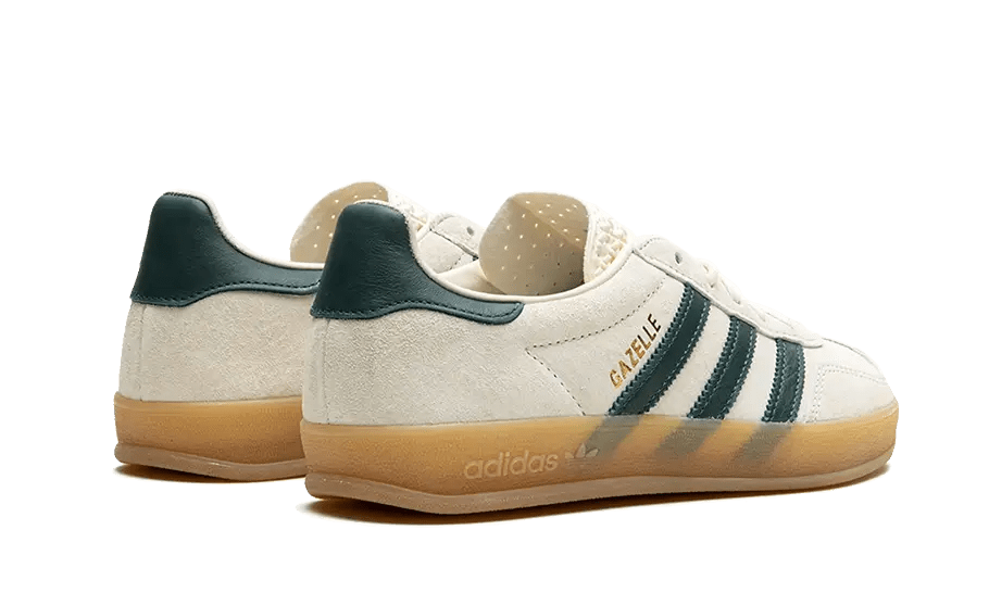 Adidas Gazelle Indoor Cream White Collegiate Green Gum - IH7502 - sneakers