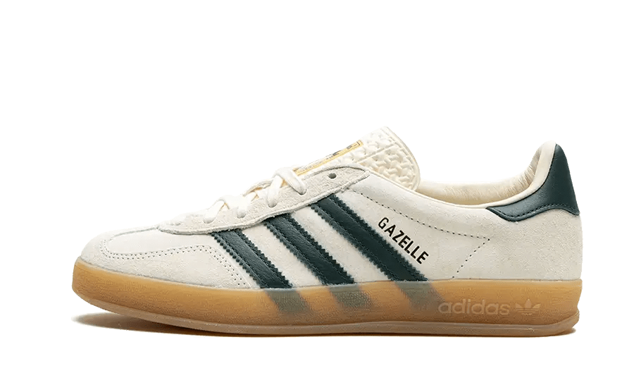 Adidas Gazelle Indoor Cream White Collegiate Green Gum - IH7502 - sneakers