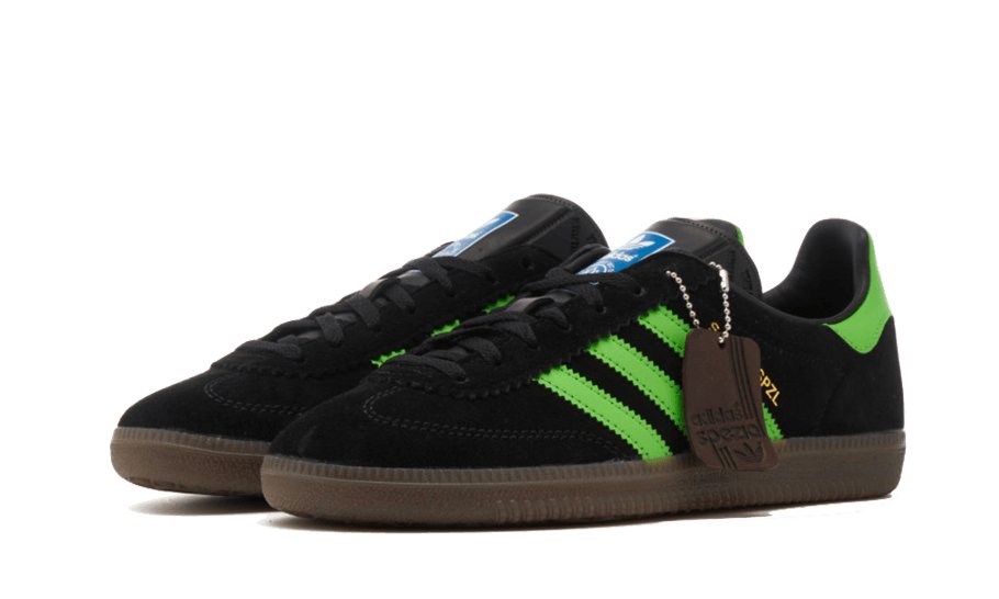 Adidas Samba Deco SPZL Core Black Lucid Lime - IF5738 - sneakers