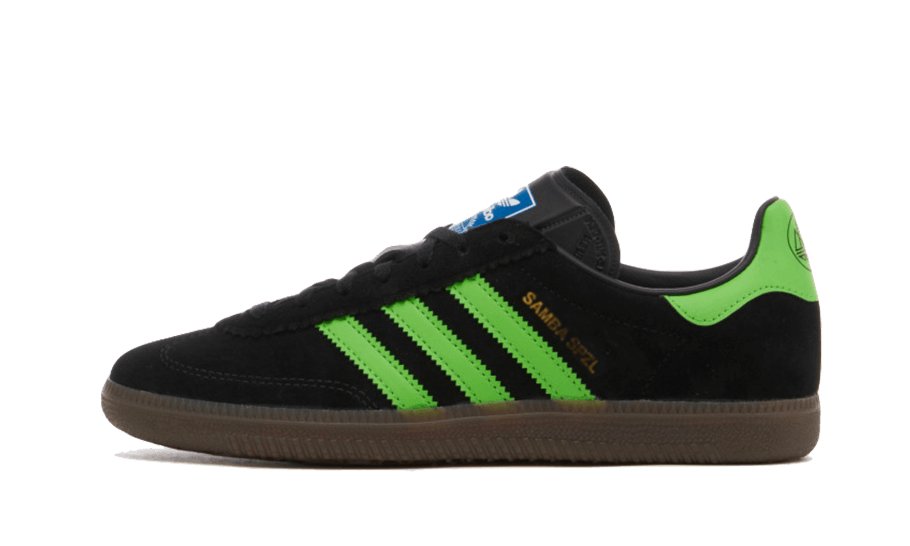 Adidas Samba Deco SPZL Core Black Lucid Lime - IF5738 - sneakers