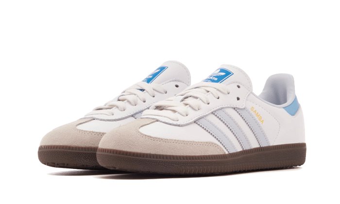 Adidas Samba OG Core White Halo Blue - ID2055 - sneakers