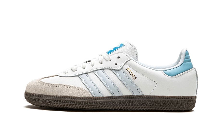 Adidas Samba OG Core White Halo Blue - ID2055 - sneakers