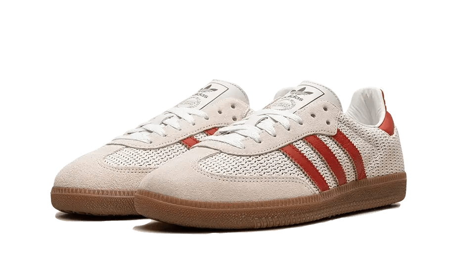 Adidas Samba OG Crystal White Preloved Red  - IG1380 - sneakers