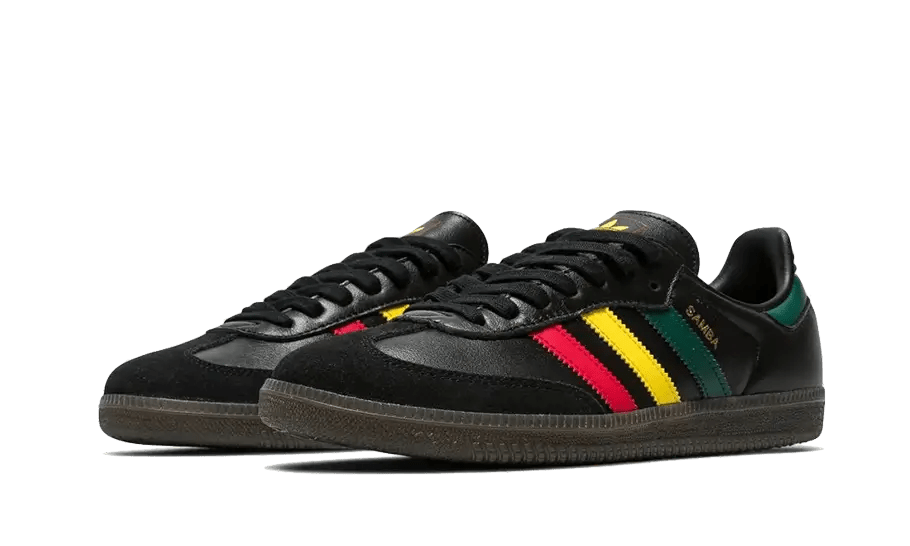 Adidas Samba OG Rasta Pack Black - IH3119 - sneakers