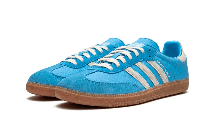 Adidas Samba OG Sporty & Rich Blue Grey - IE6975 - sneakers