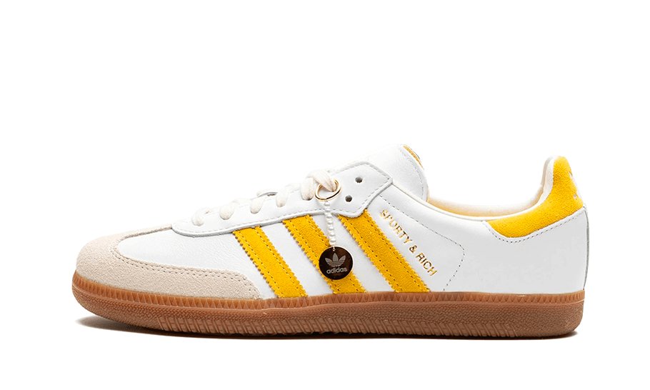 Adidas Samba OG Sporty & Rich White Bold Gold - IF5661 - sneakers