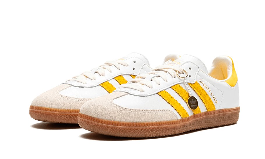 Adidas Samba OG Sporty & Rich White Bold Gold - IF5661 - sneakers