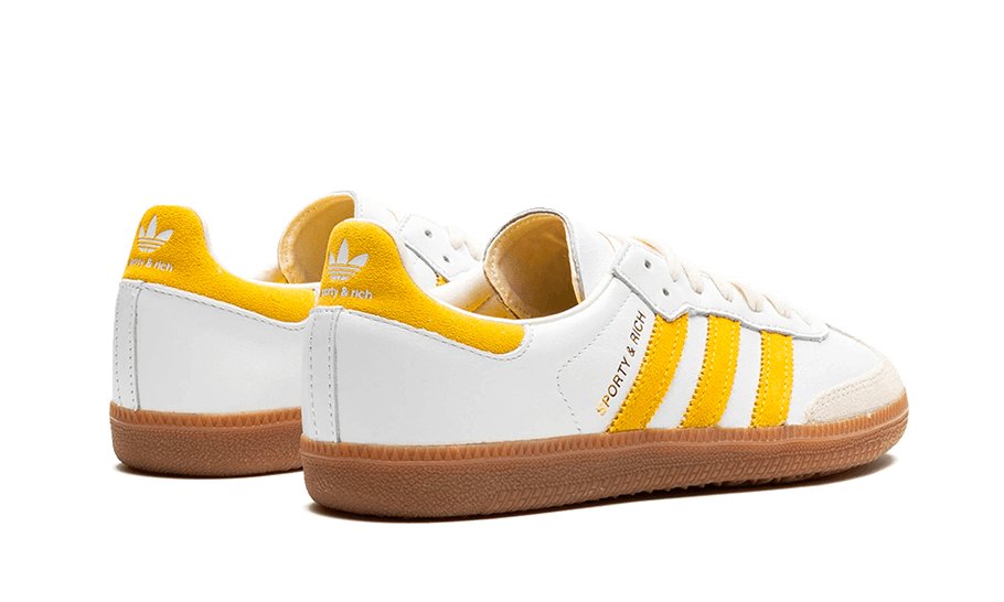 Adidas Samba OG Sporty & Rich White Bold Gold - IF5661 - sneakers