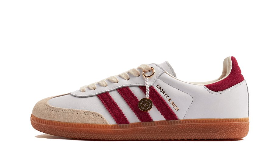 Adidas Samba OG Sporty & Rich White Core Burgundy - IF5660 - sneakers