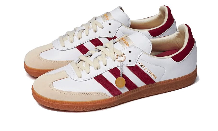 Adidas Samba OG Sporty & Rich White Core Burgundy - IF5660 - sneakers