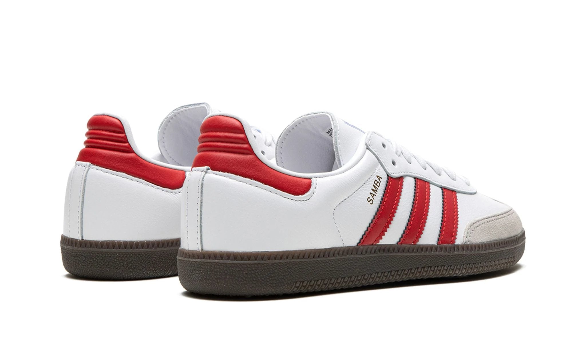 adidas Samba OG White Better Scarlet - IG1025 - Sneakers