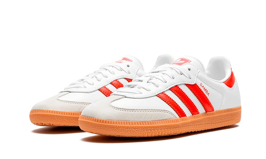 Adidas Samba OG White Solar Red Gum - IF6513 - sneakers