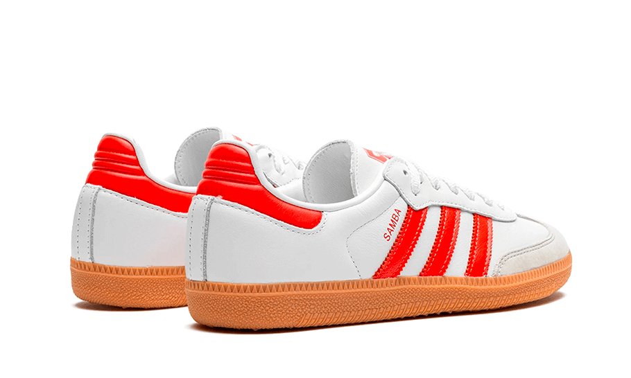 Adidas Samba OG White Solar Red Gum - IF6513 - sneakers