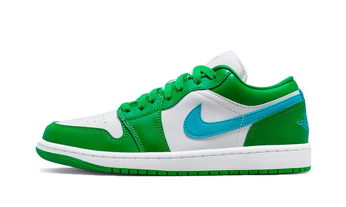 Air Jordan 1 Low Lucky Green Aquatone - DC0774 - 304 - sneakers