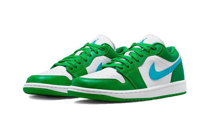 Air Jordan 1 Low Lucky Green Aquatone - DC0774 - 304 - sneakers