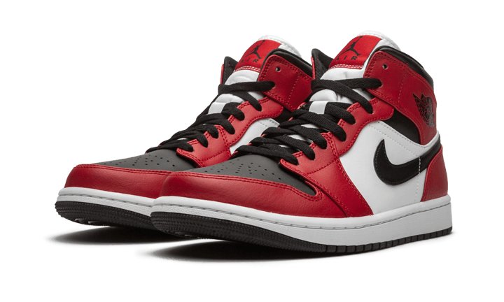 Air Jordan 1 Mid Chicago Black Toe - 554724 - 069 - sneakers