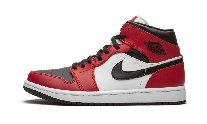 Air Jordan 1 Mid Chicago Black Toe - 554724 - 069 - sneakers