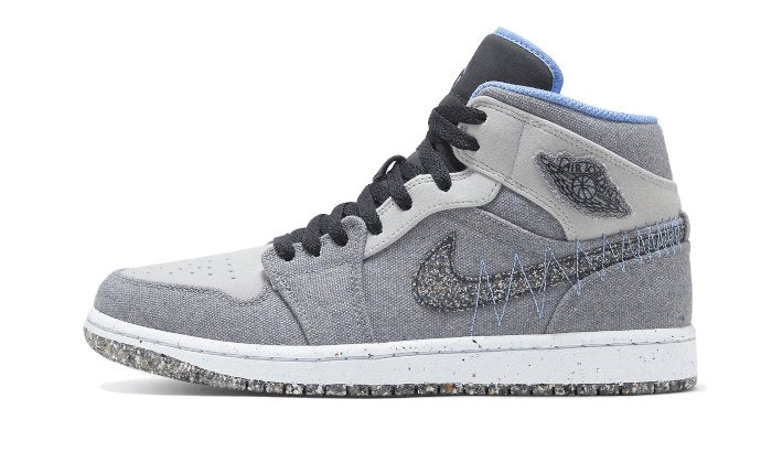 Air Jordan 1 Mid Crater Grey University Blue - DM3529 - 004 - sneakers