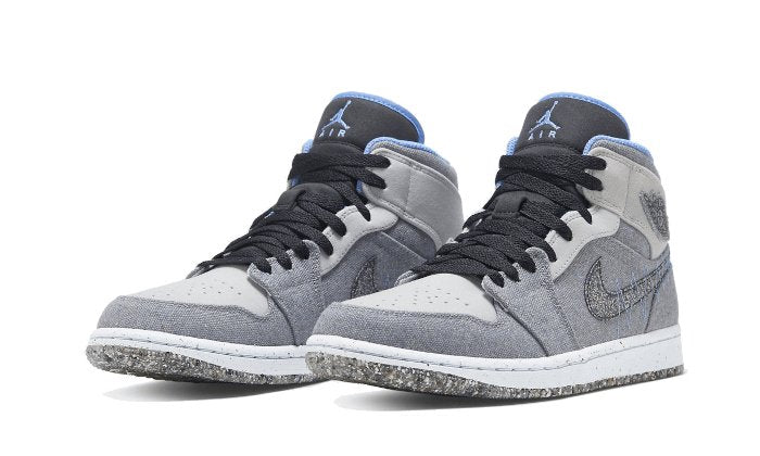 Air Jordan 1 Mid Crater Grey University Blue - DM3529 - 004 - sneakers