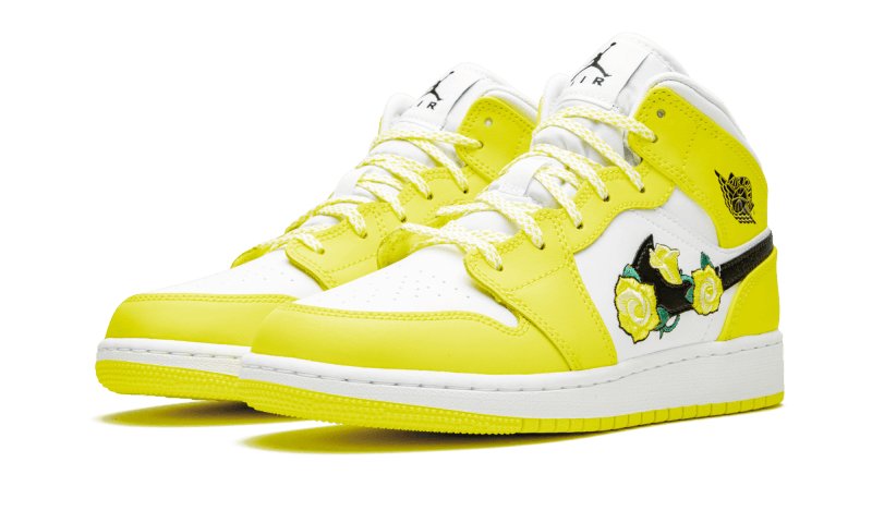 Air Jordan 1 Mid Dynamic Yellow - AV5174 - 700 - sneakers