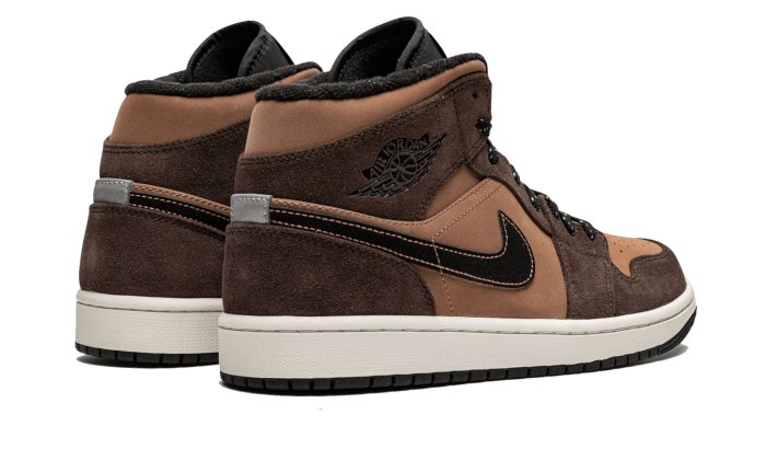 Air Jordan 1 Mid Earthy Brown - DC7294 - 200 - sneakers