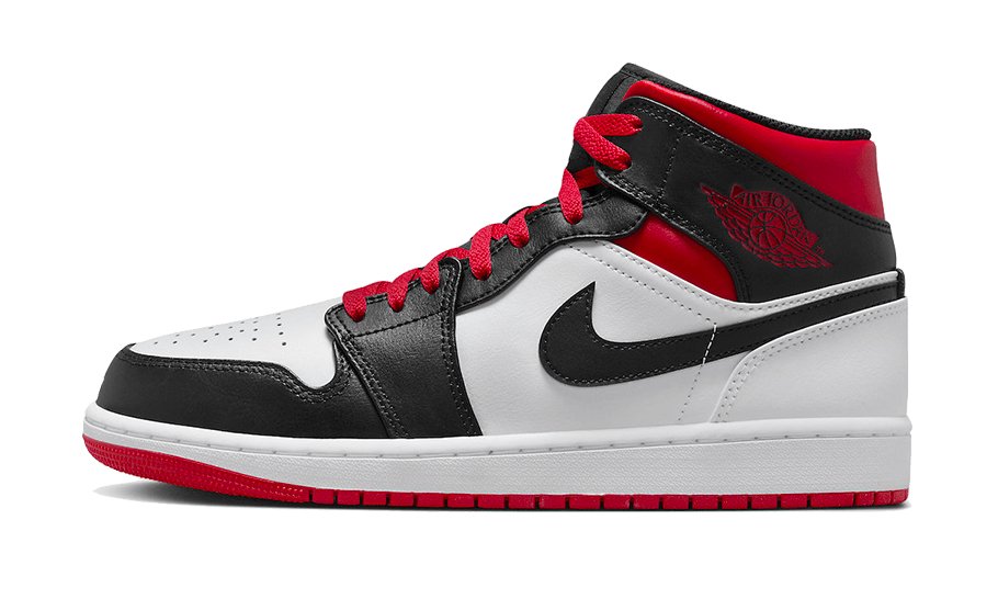 Air Jordan 1 Mid Gym Red Black Toe - DQ8426 - 106 - sneakers