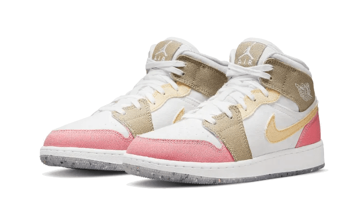 Air Jordan 1 Mid Pastel Grind - DJ0338 - 100 - sneakers