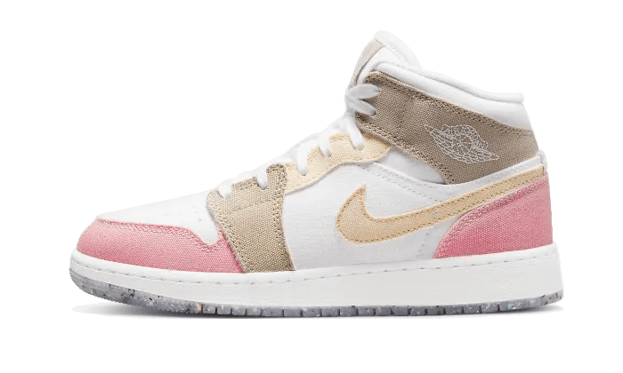 Air Jordan 1 Mid Pastel Grind - DJ0338 - 100 - sneakers