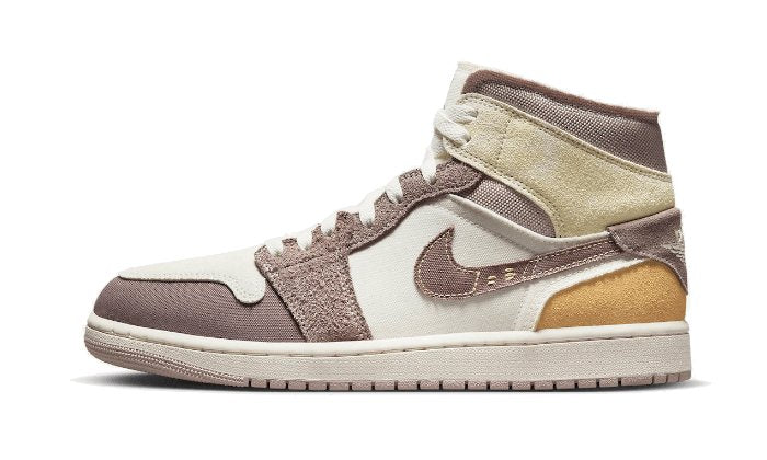 Air Jordan 1 Mid SE Craft Sail Taupe Haze - DM9652 - 102 - sneakers