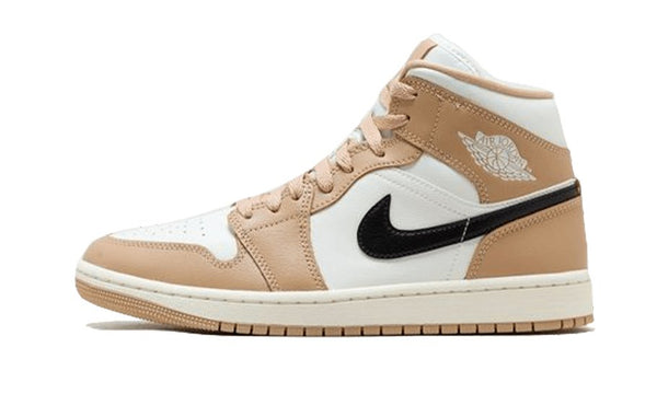 Air Jordan 1 Mid Tan Black BQ6472 103