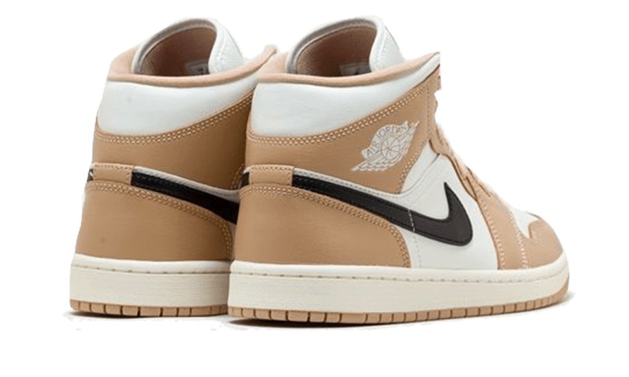 Air Jordan 1 Mid Tan Black BQ6472 103