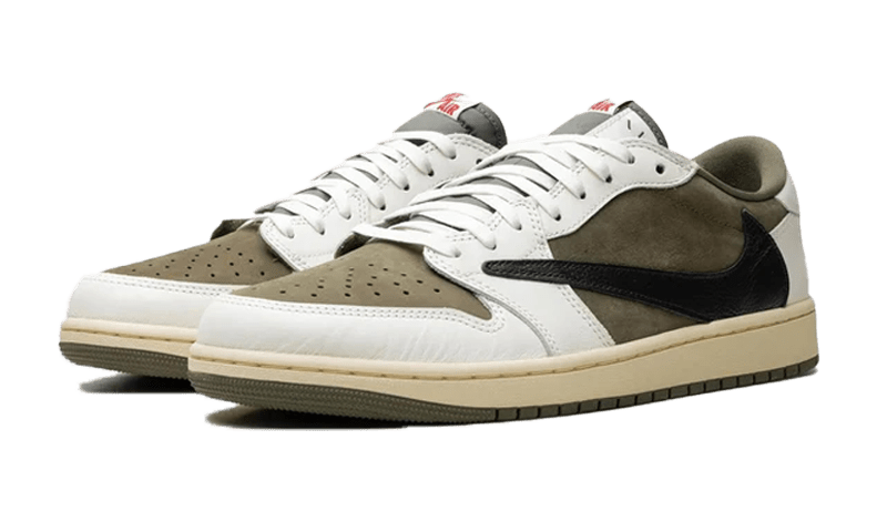 Air Jordan 1 Retro Low OG SP Travis Scott Medium Olive - DM7866 - 200 - Men's and Women's Sneakers > Sneakers > Jordan 1 > Low - Top Sneakers