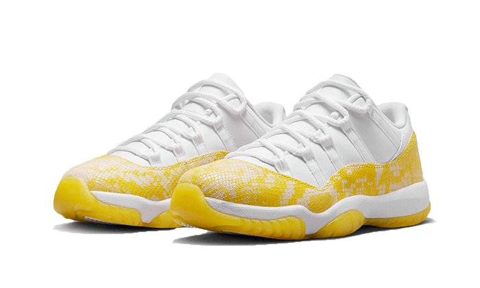 Air Jordan 11 Retro Low Yellow Snakeskin - AH7860 - 107 - sneakers