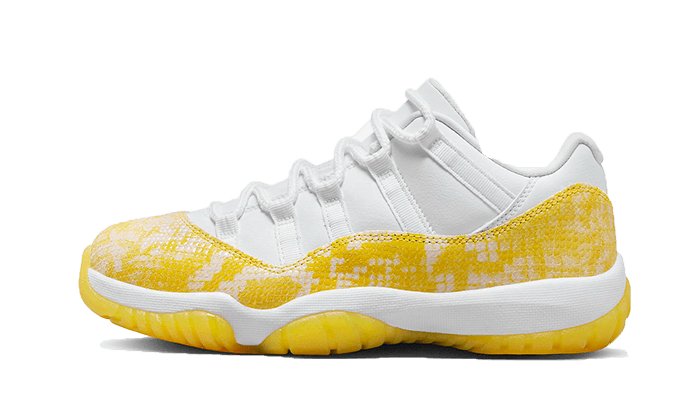 Air Jordan 11 Retro Low Yellow Snakeskin - AH7860 - 107 - sneakers