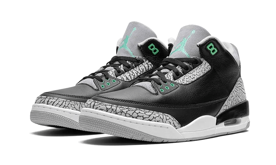 Air Jordan 3 Retro Green Glow - CT8532 - 031 - sneakers